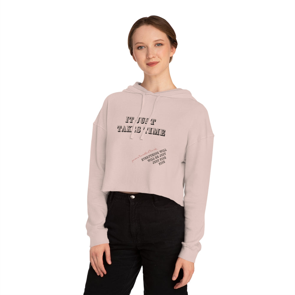 Will be Just Fine - Cropped Hoodie