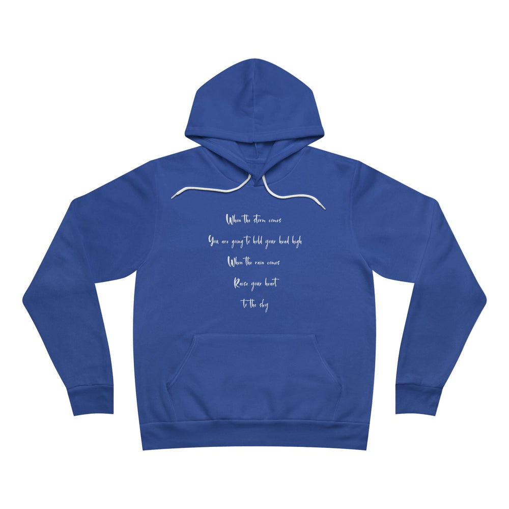 When the clouds come - Fleece Hoodie