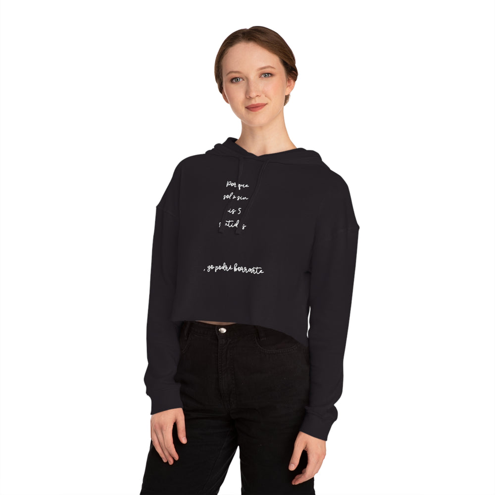 Olvidarte - Cropped Hoodie