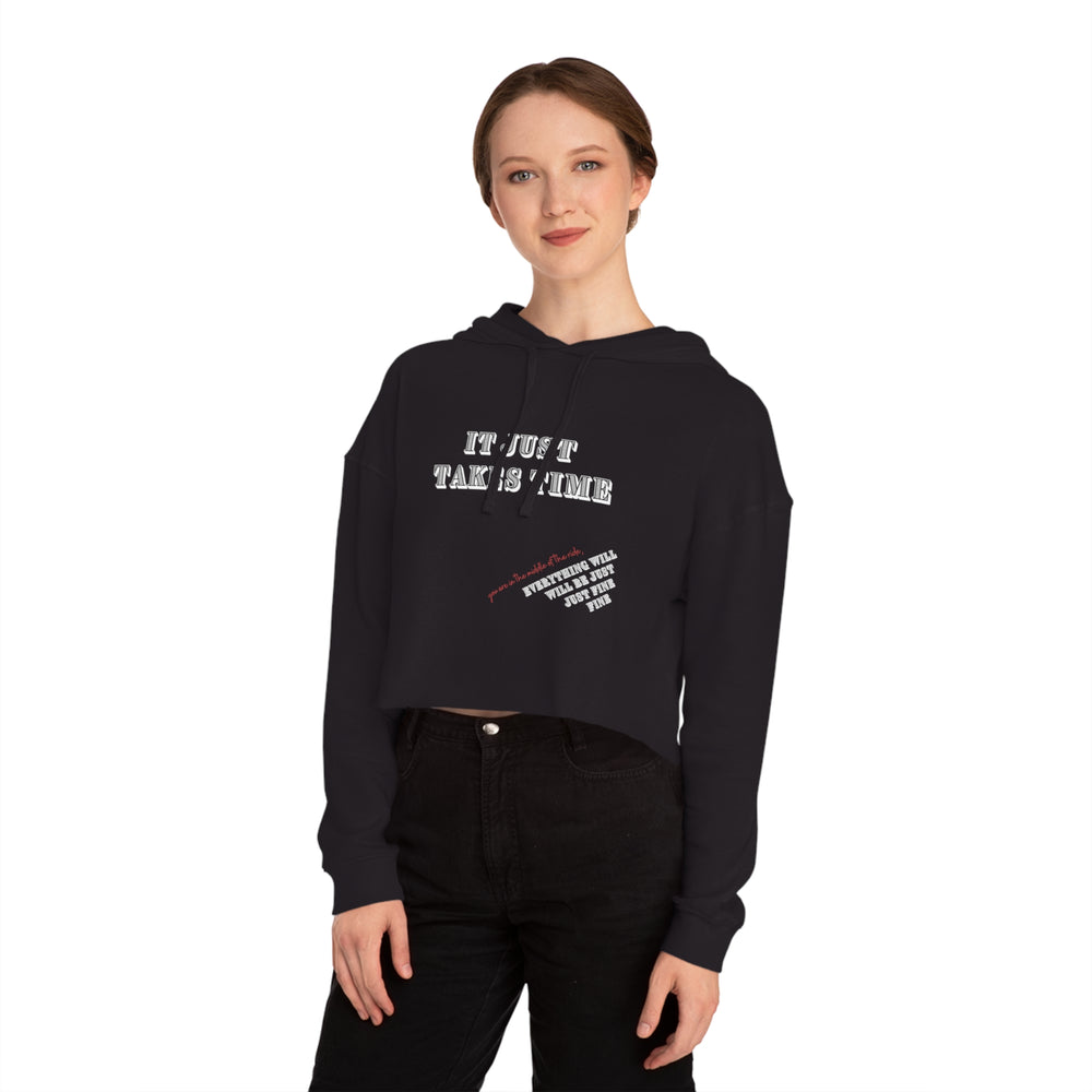 Will be Just Fine - Cropped Hoodie