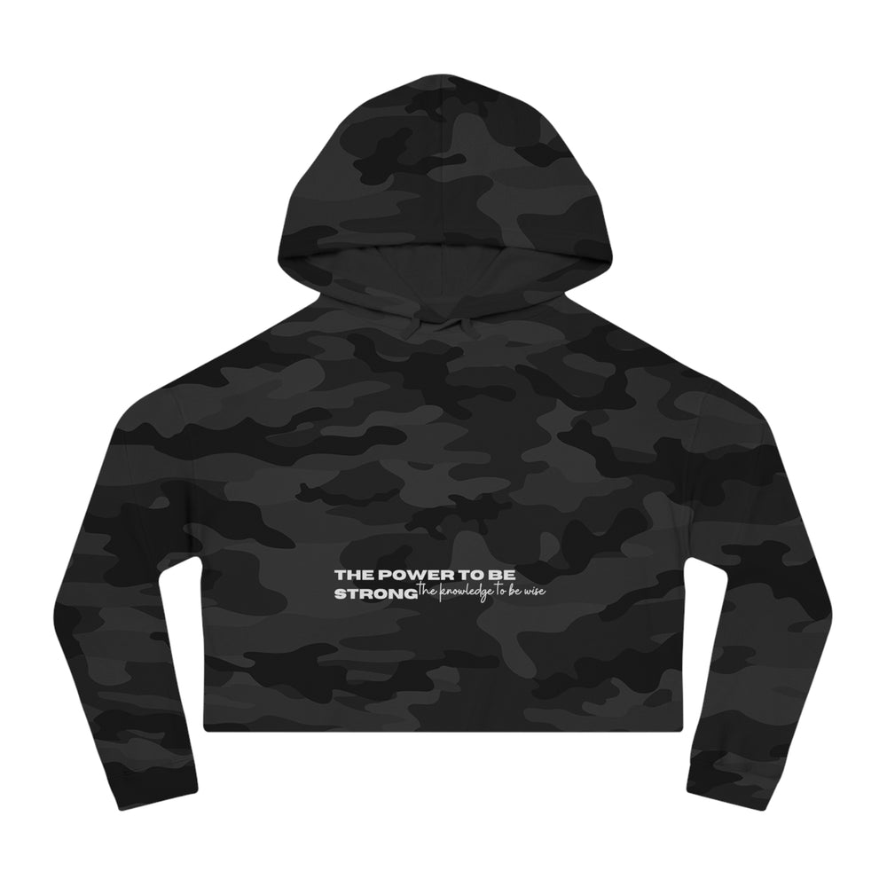 Power & Wisdom - Cropped Hoodie