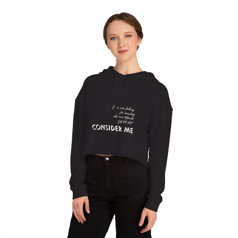 Consider Me V2 - Cropped Hoodie