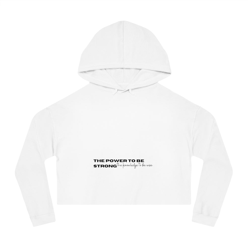 Power & Wisdom - Cropped Hoodie