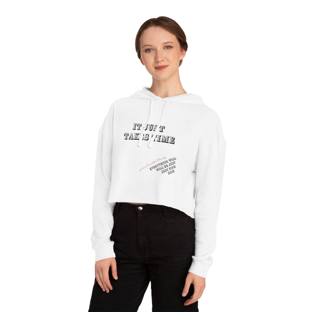 Will be Just Fine - Cropped Hoodie