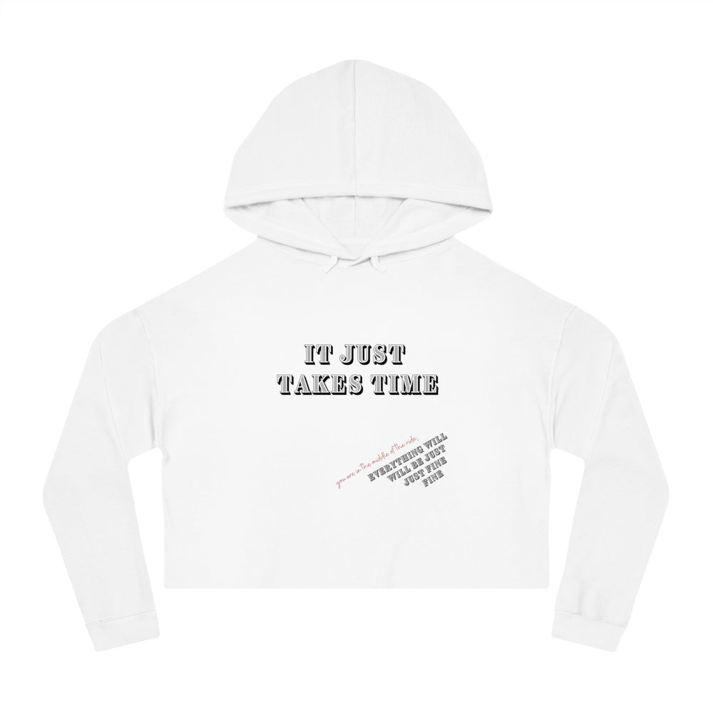 Will be Just Fine - Cropped Hoodie