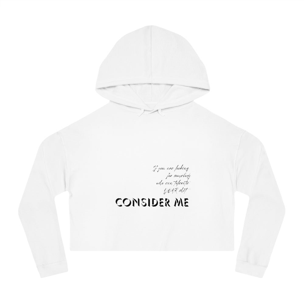 Consider Me V2 - Cropped Hoodie