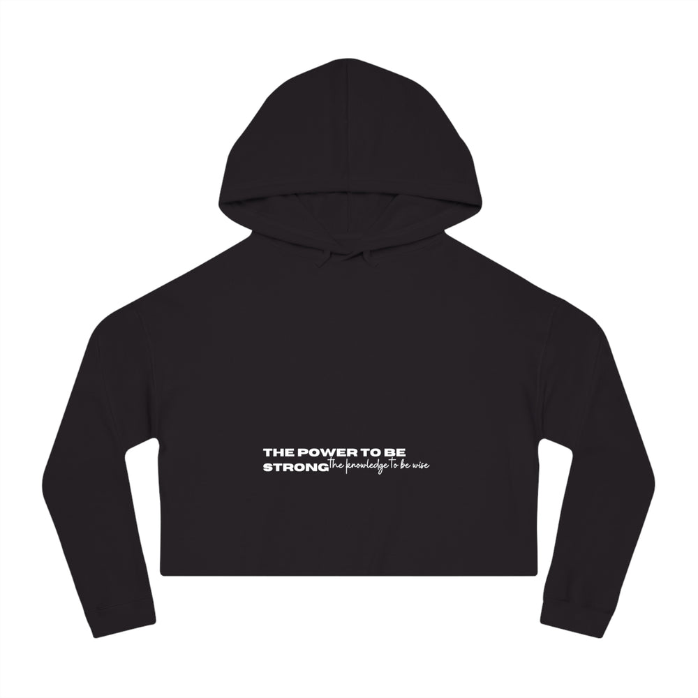 Power & Wisdom - Cropped Hoodie