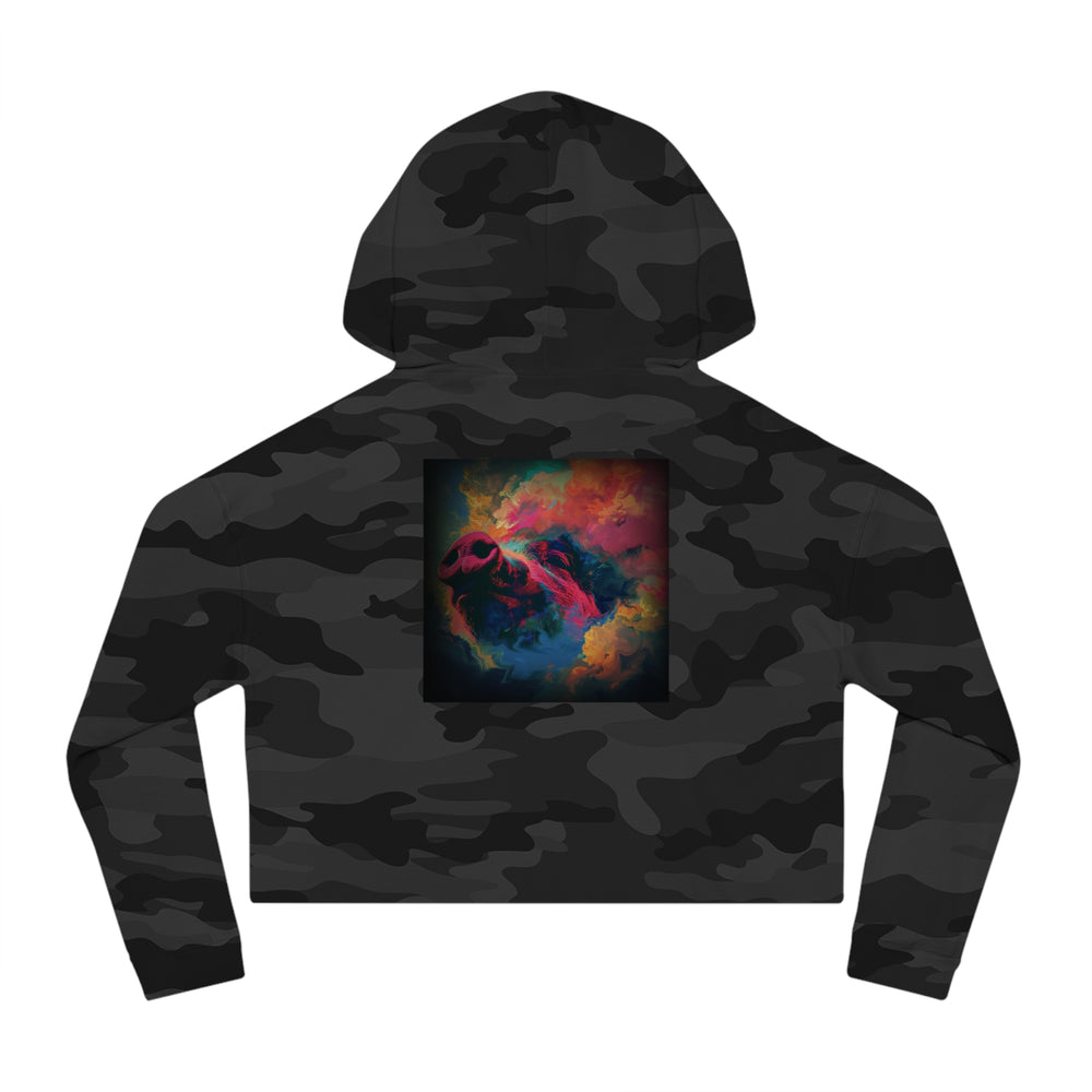 When the clouds come - Cropped Hoodie