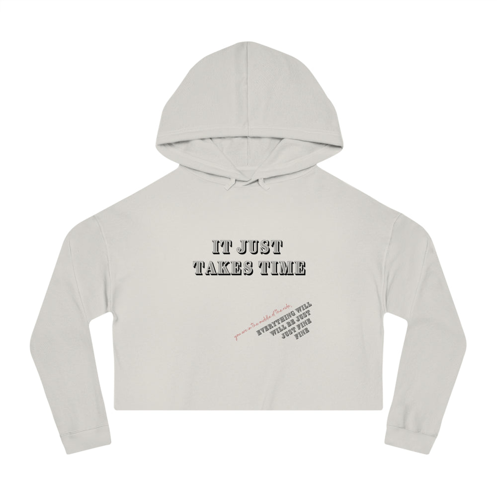 Will be Just Fine - Cropped Hoodie